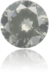 Natural Green Diamond Round 0.47 ct Polished