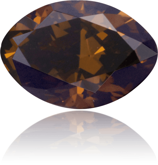 Natural Brown Diamond Oval 1.17 ct Polished