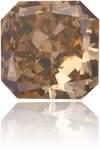 Natural Brown Diamond Square 2.20 ct Polished