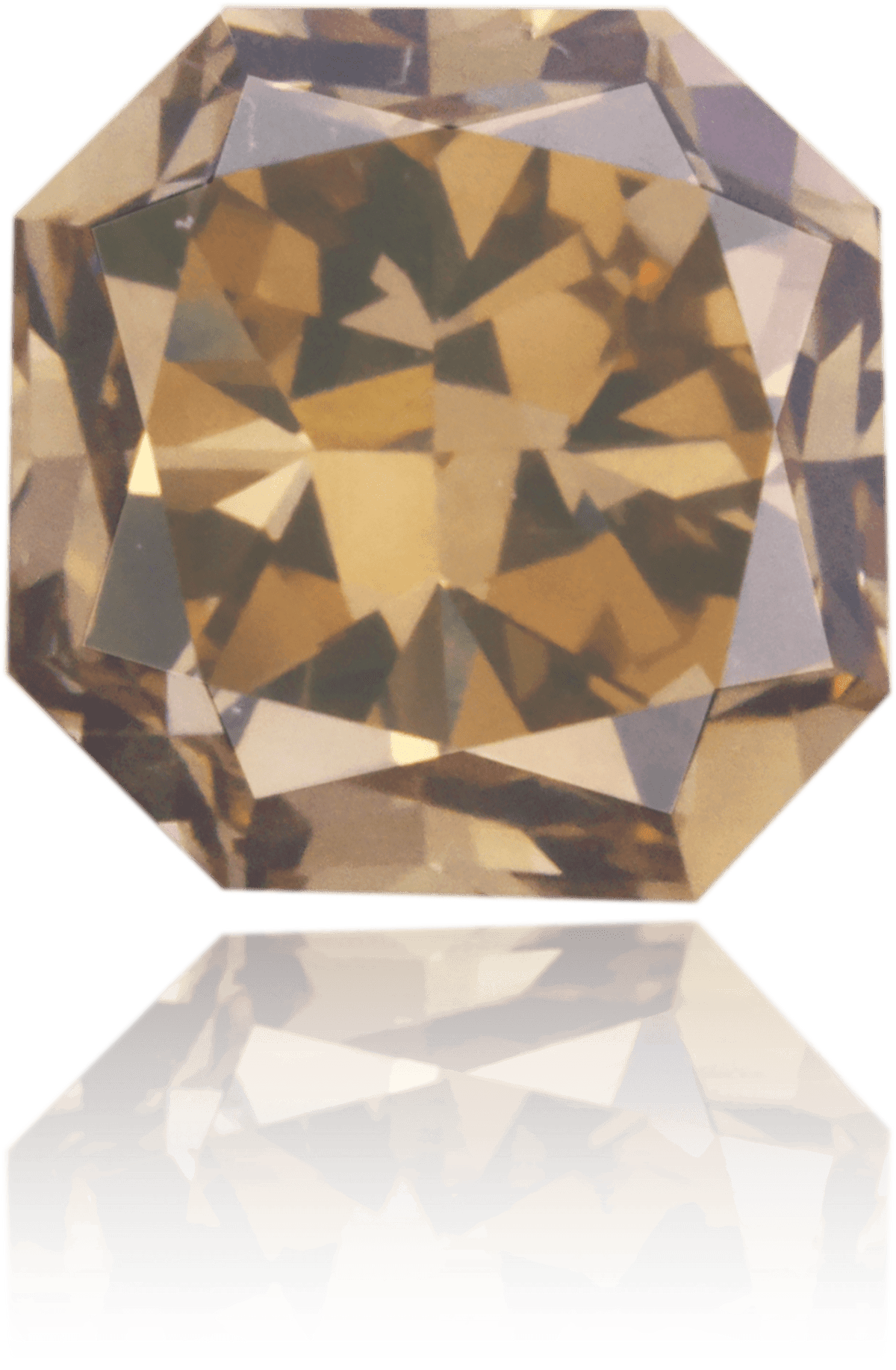 Natural Brown Diamond Square 1.29 ct Polished