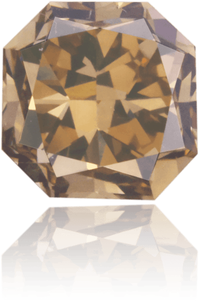Natural Brown Diamond Square 1.29 ct Polished