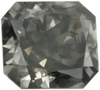 Natural Gray Diamond Rectangle 0.33 ct Polished
