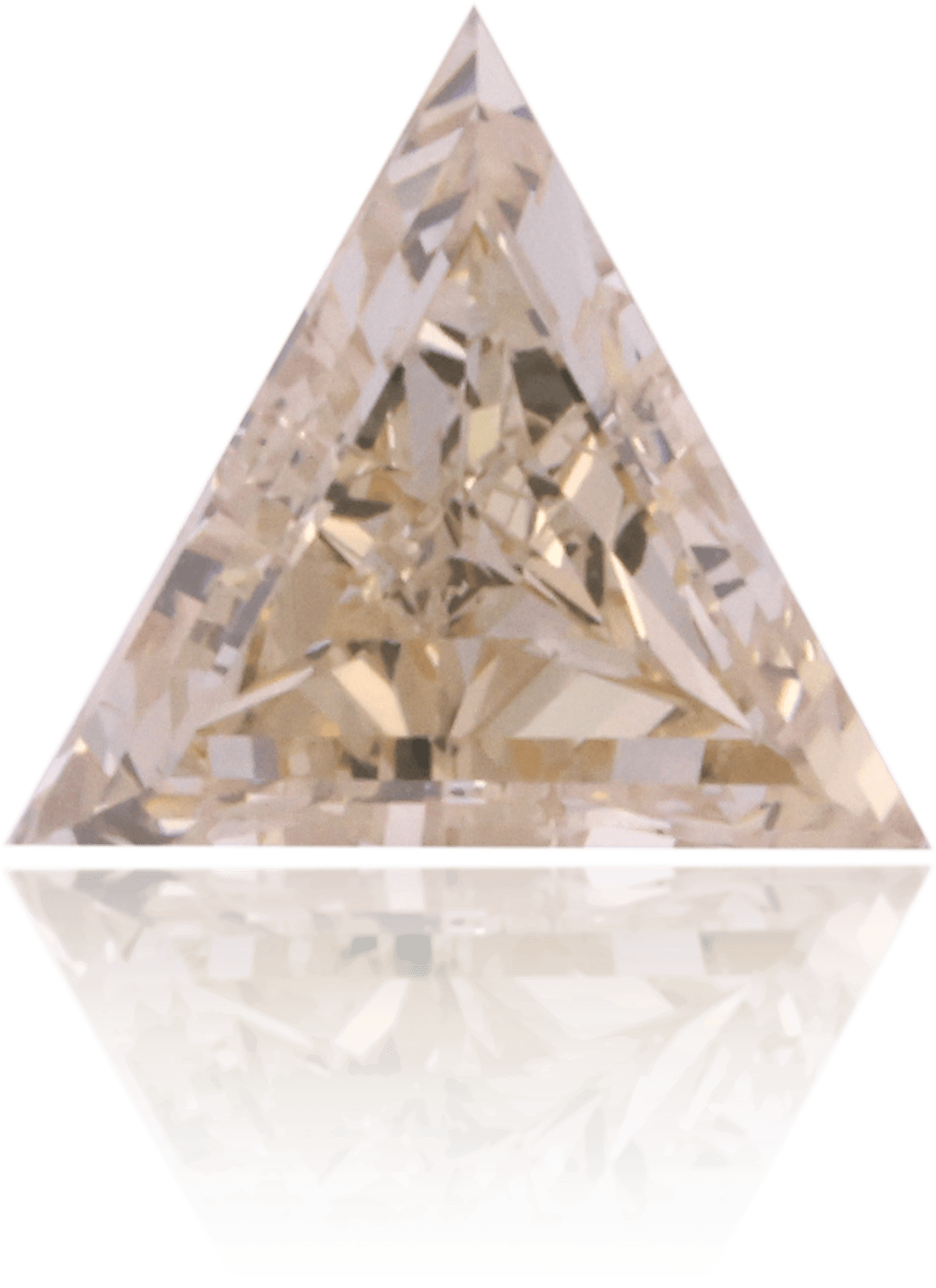 Natural Pink Diamond Triangle 0.58 ct Polished