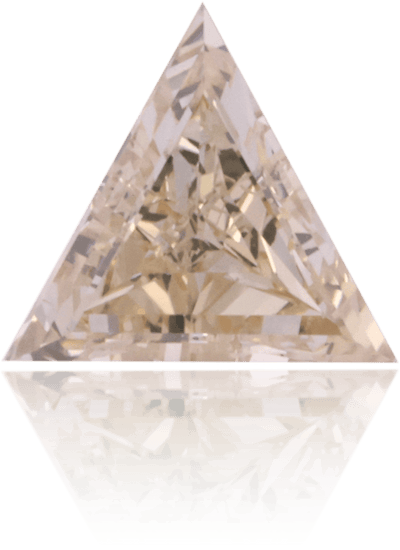 Natural Pink Diamond Triangle 0.58 ct Polished