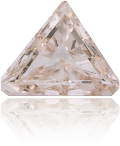 Natural Pink Diamond Triangle 0.77 ct Polished