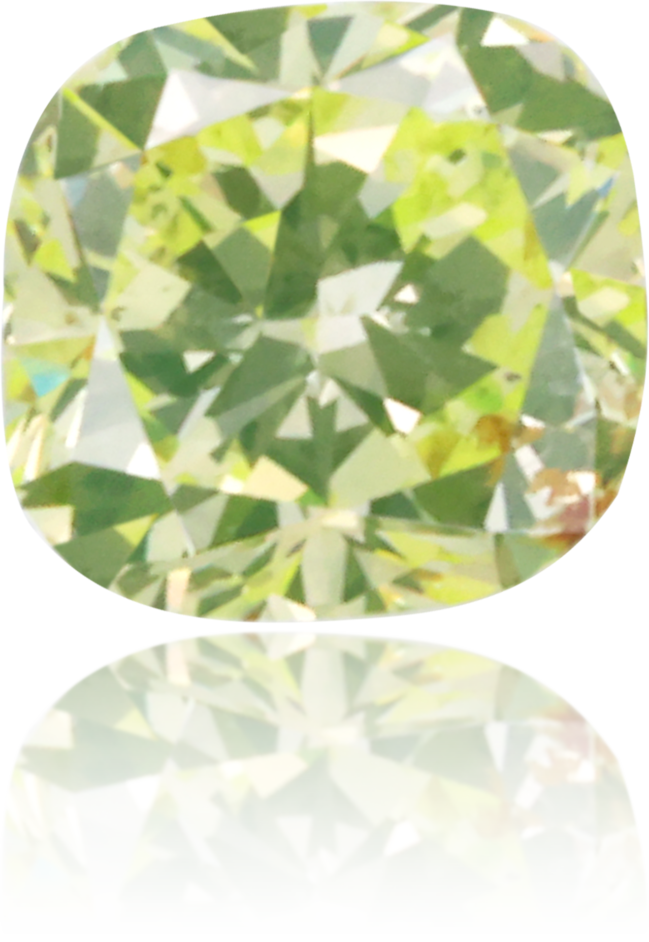 Natural Green Diamond Cushion 0.23 ct Polished