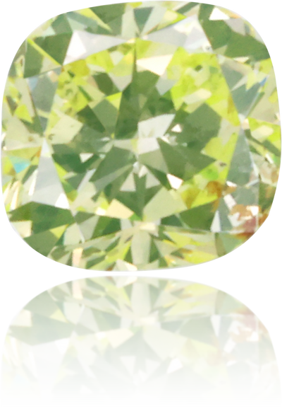 Natural Green Diamond Cushion 0.23 ct Polished