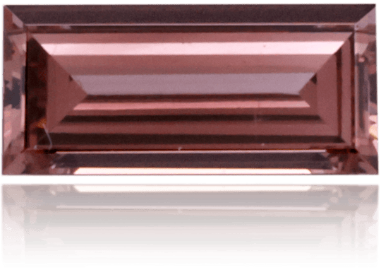 Natural Pink Diamond Baguette 0.29 ct Polished