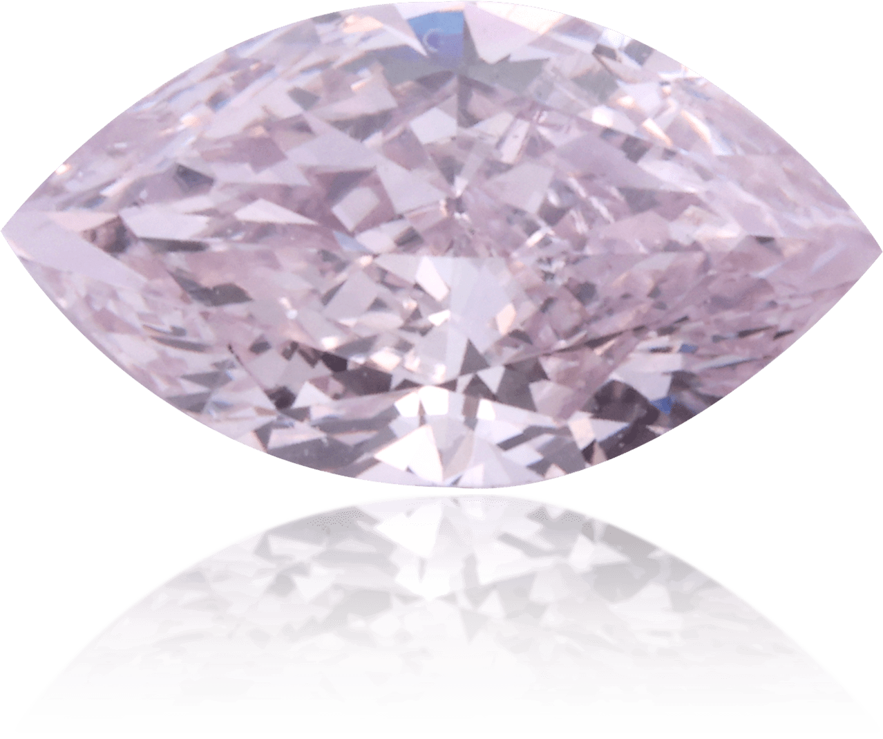 Natural Purple Diamond Marquise 0.40 ct Polished