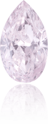 Natural Purple Diamond Pear Shape 0.66 ct Polished