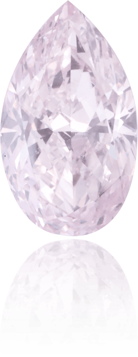 Natural Purple Diamond Pear Shape 0.66 ct Polished
