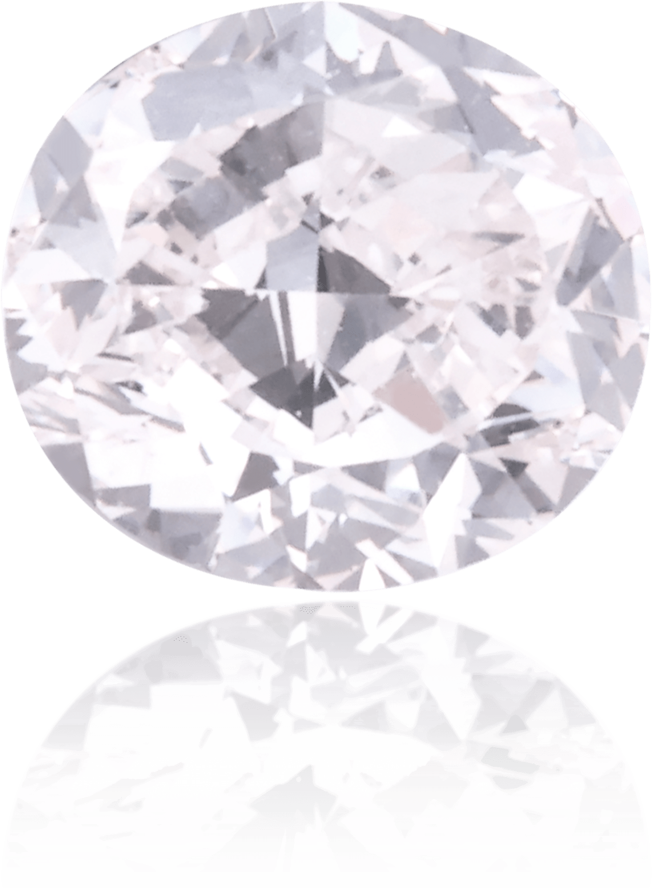 Natural Pink Diamond Oval 0.63 ct Polished