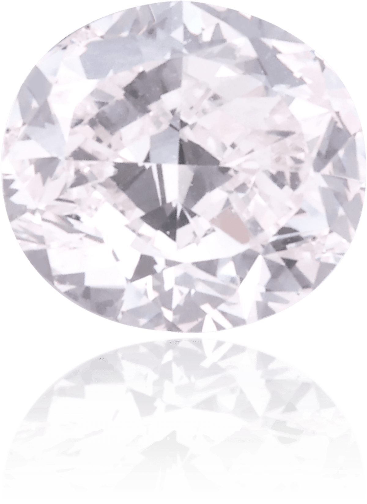 Natural Pink Diamond Oval 0.63 ct Polished