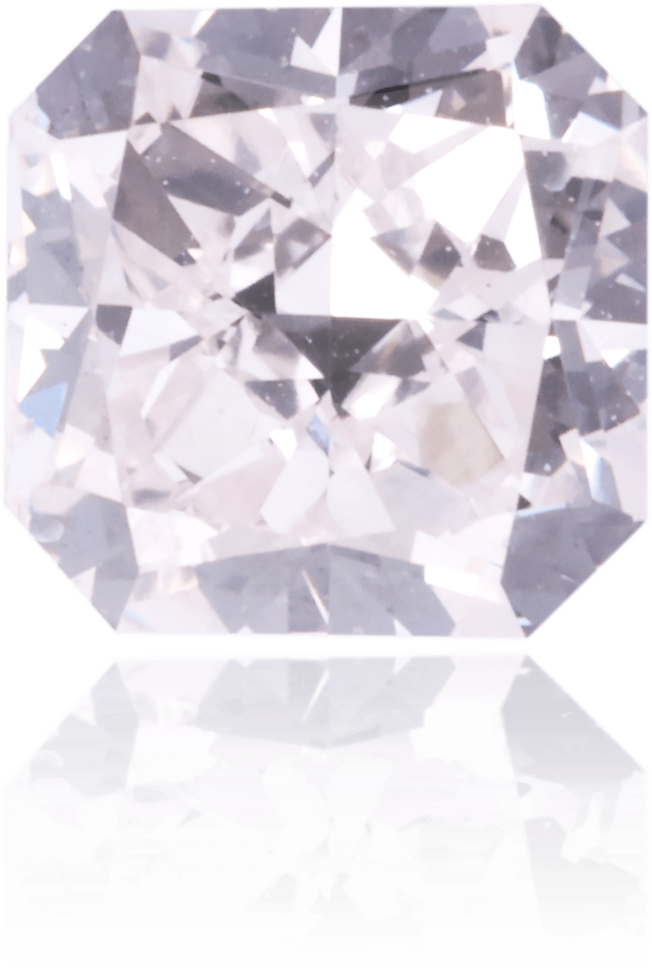 Natural Pink Diamond Square 0.71 ct Polished