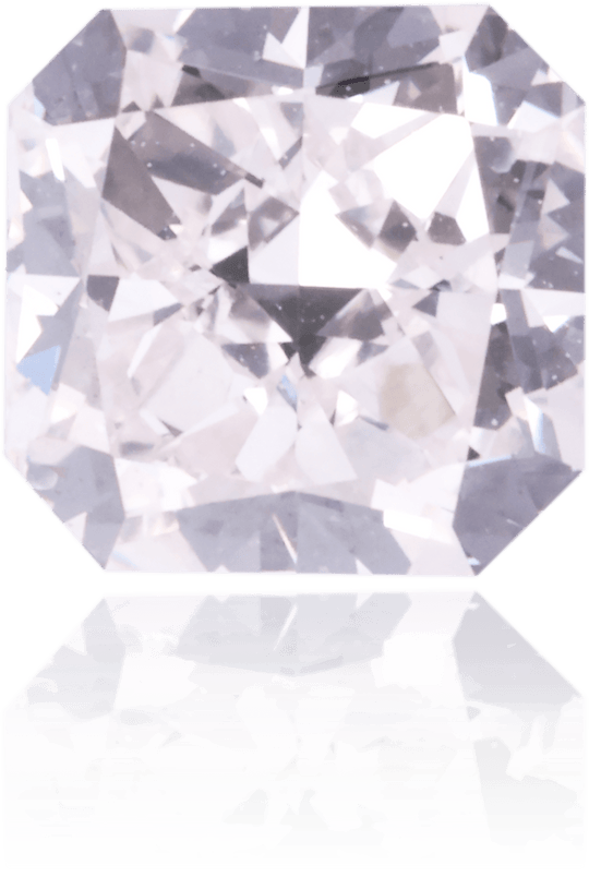 Natural Pink Diamond Square 0.71 ct Polished