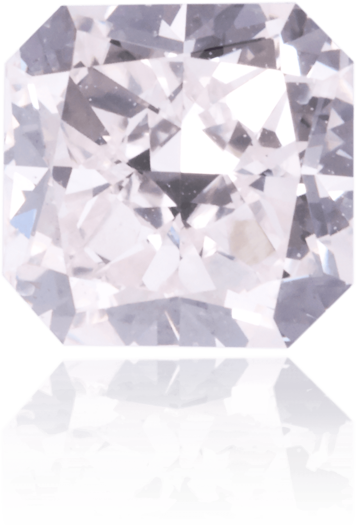 Natural Pink Diamond Square 0.71 ct Polished