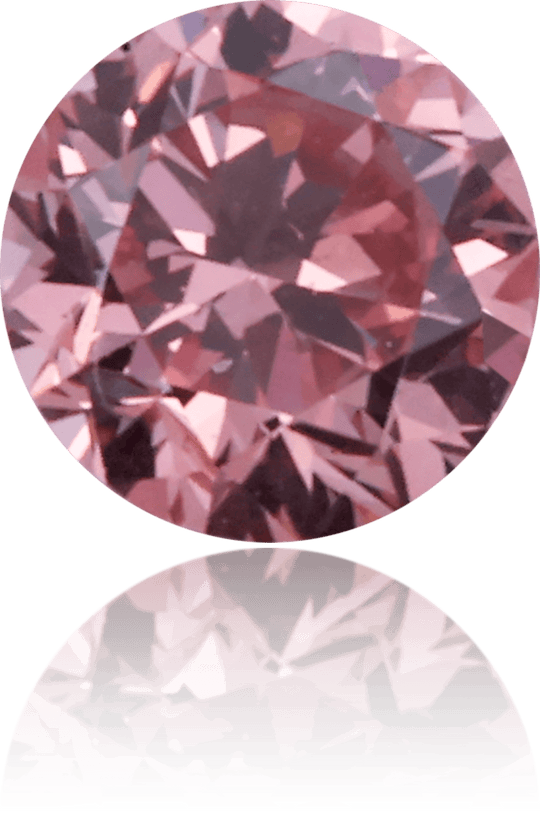 Natural Pink Diamond Round 0.15 ct Polished