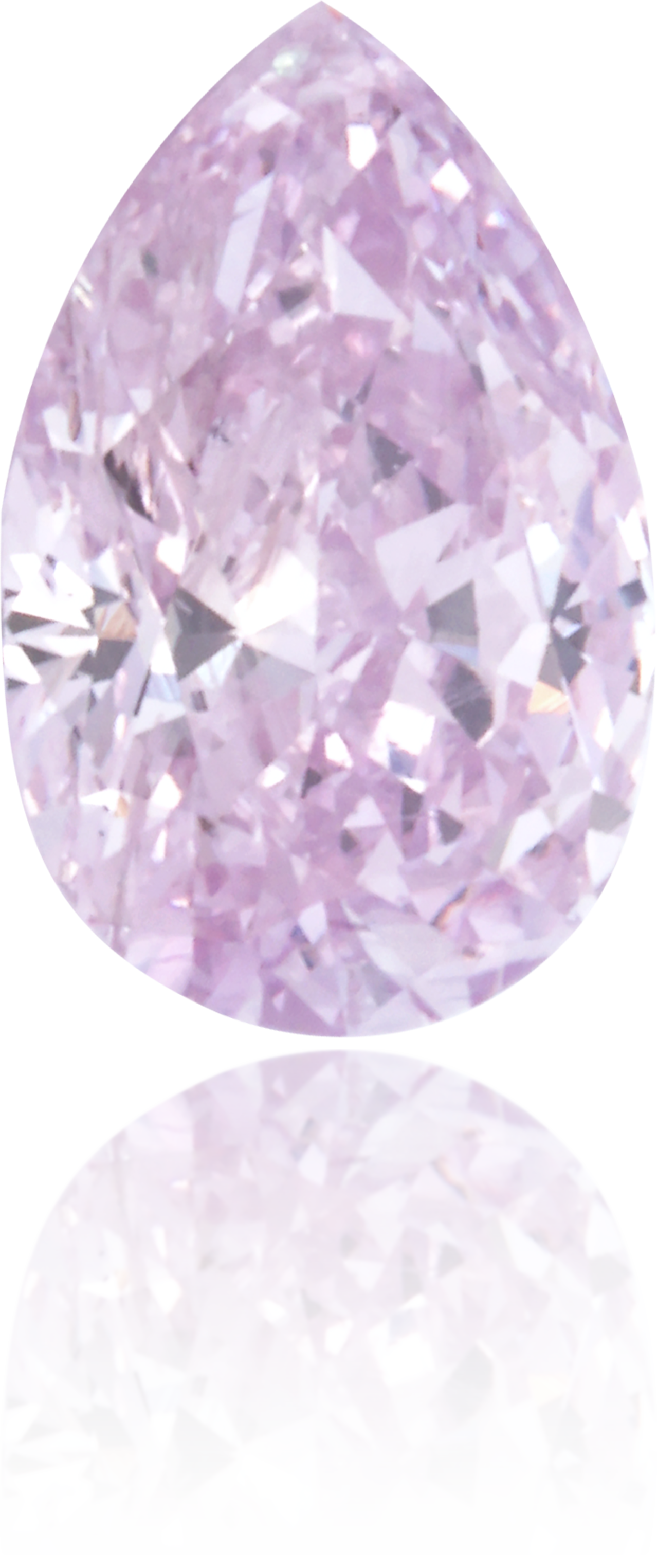 Natural Purple Diamond Pear Shape 0.24 ct Polished