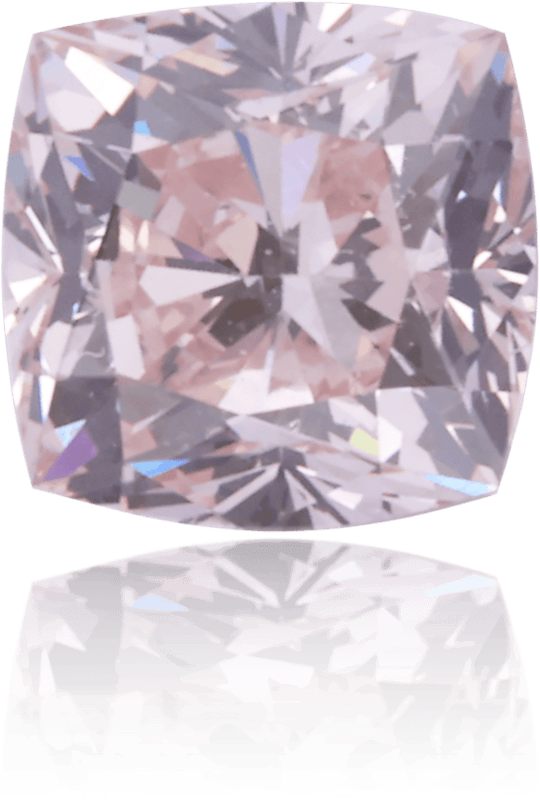Natural Pink Diamond Cushion 0.38 ct Polished
