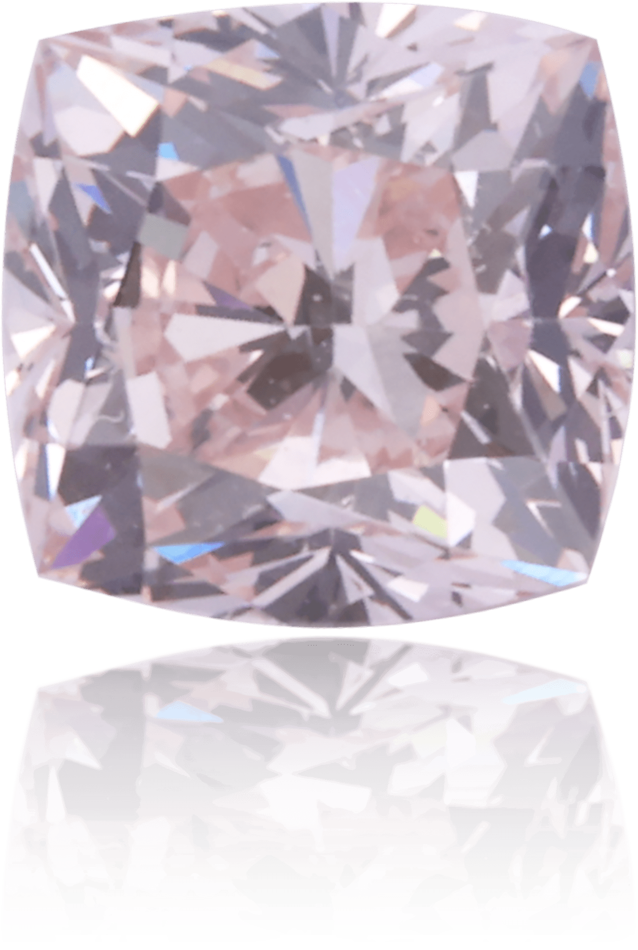 Natural Pink Diamond Cushion 0.38 ct Polished