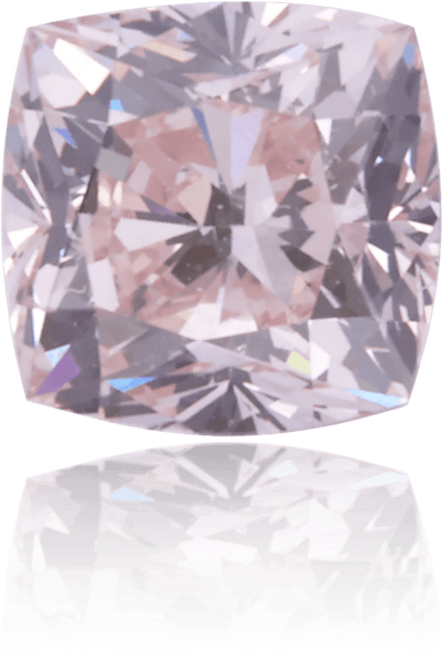 Natural Pink Diamond Cushion 0.38 ct Polished