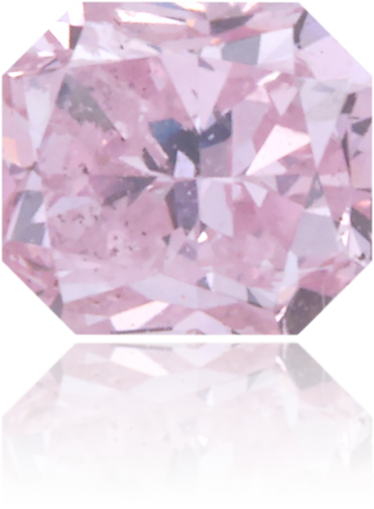 Natural Purple Diamond Rectangle 0.27 ct Polished