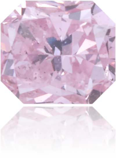 Natural Purple Diamond Rectangle 0.27 ct Polished