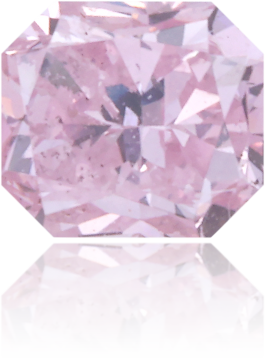 Natural Purple Diamond Rectangle 0.27 ct Polished