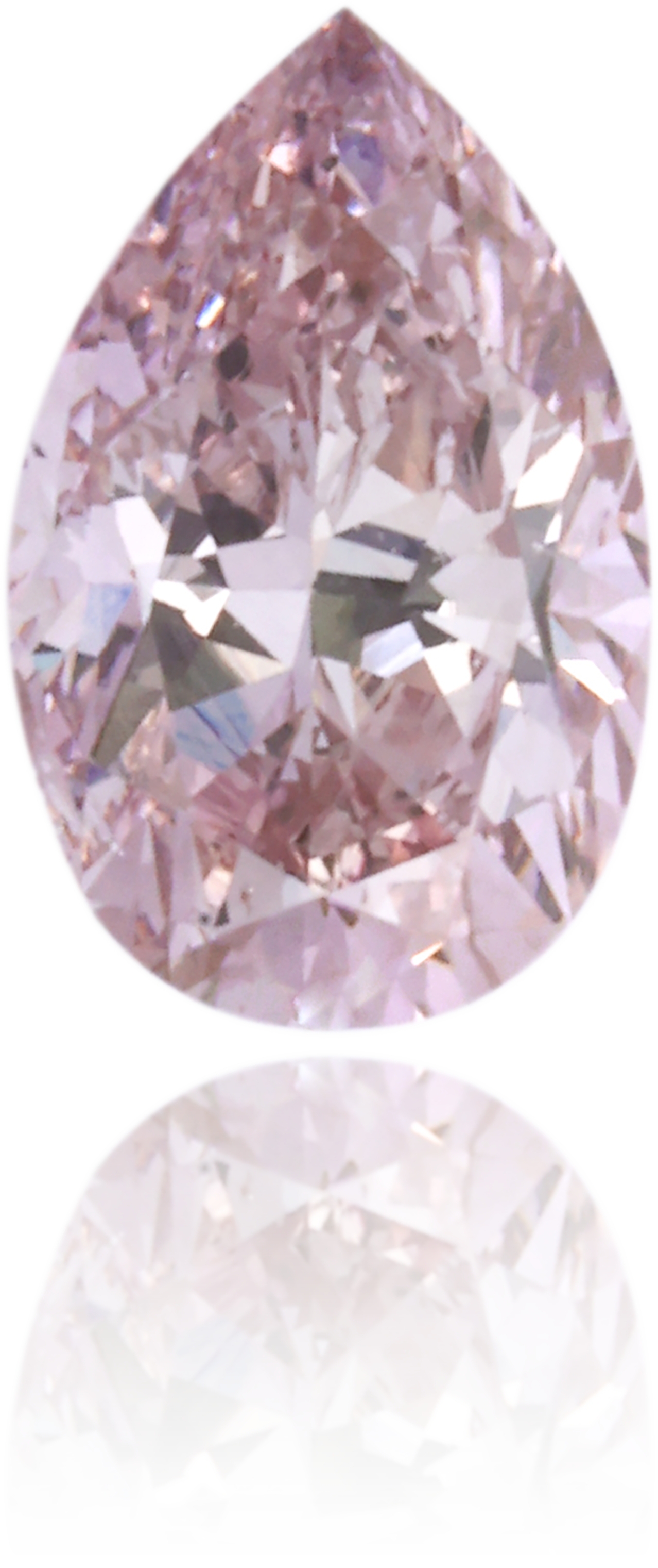 Natural Purple Diamond Pear Shape 0.36 ct Polished