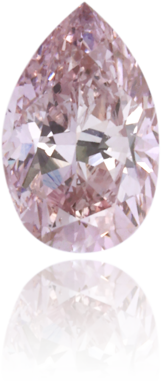 Natural Purple Diamond Pear Shape 0.36 ct Polished