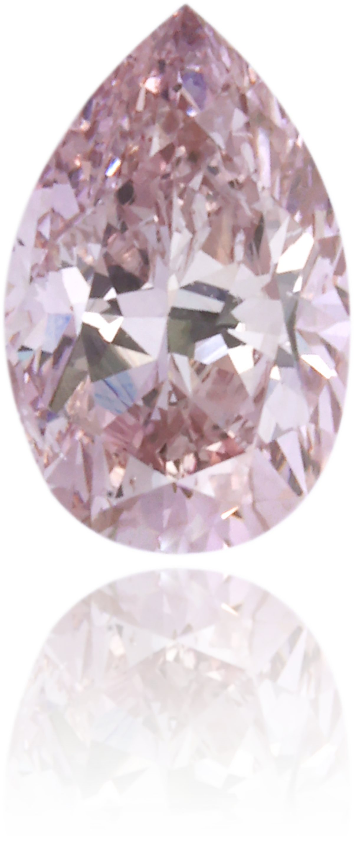 Natural Purple Diamond Pear Shape 0.36 ct Polished