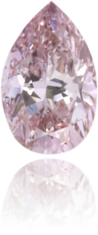 Natural Purple Diamond Pear Shape 0.36 ct Polished
