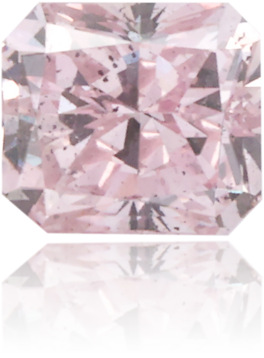 Natural Pink Diamond Rectangle 0.44 ct Polished