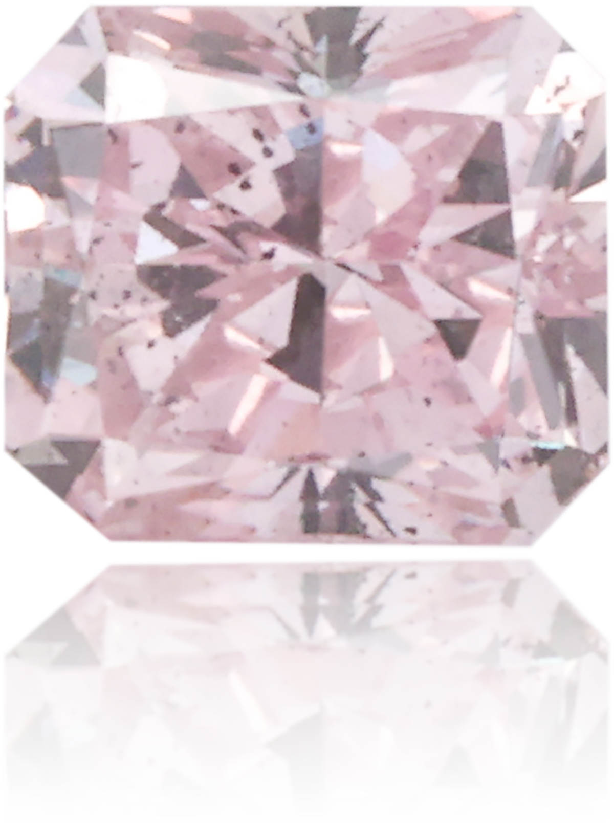 Natural Pink Diamond Rectangle 0.44 ct Polished