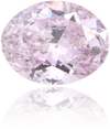 Natural Purple Diamond Oval 0.80 ct Polished