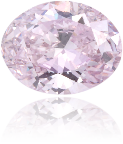 Natural Purple Diamond Oval 0.80 ct Polished