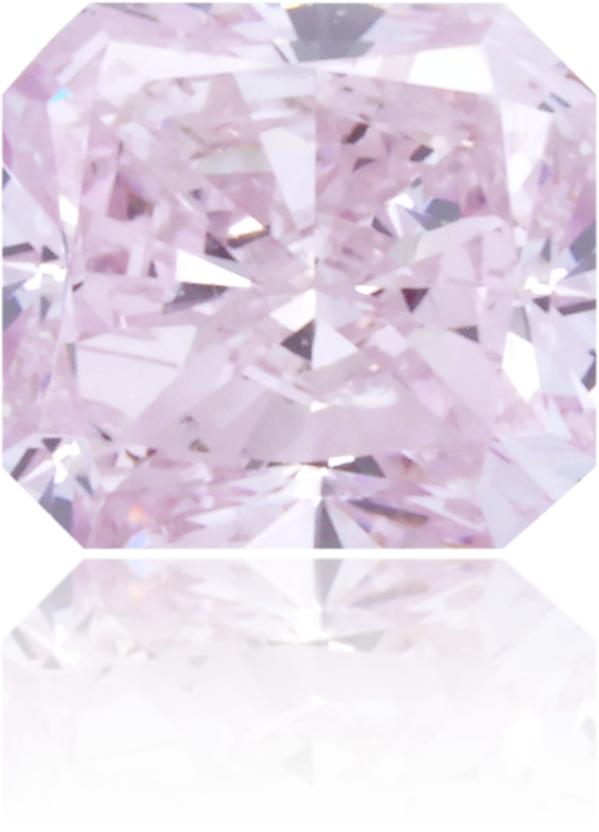 Natural Purple Diamond Rectangle 0.60 ct Polished