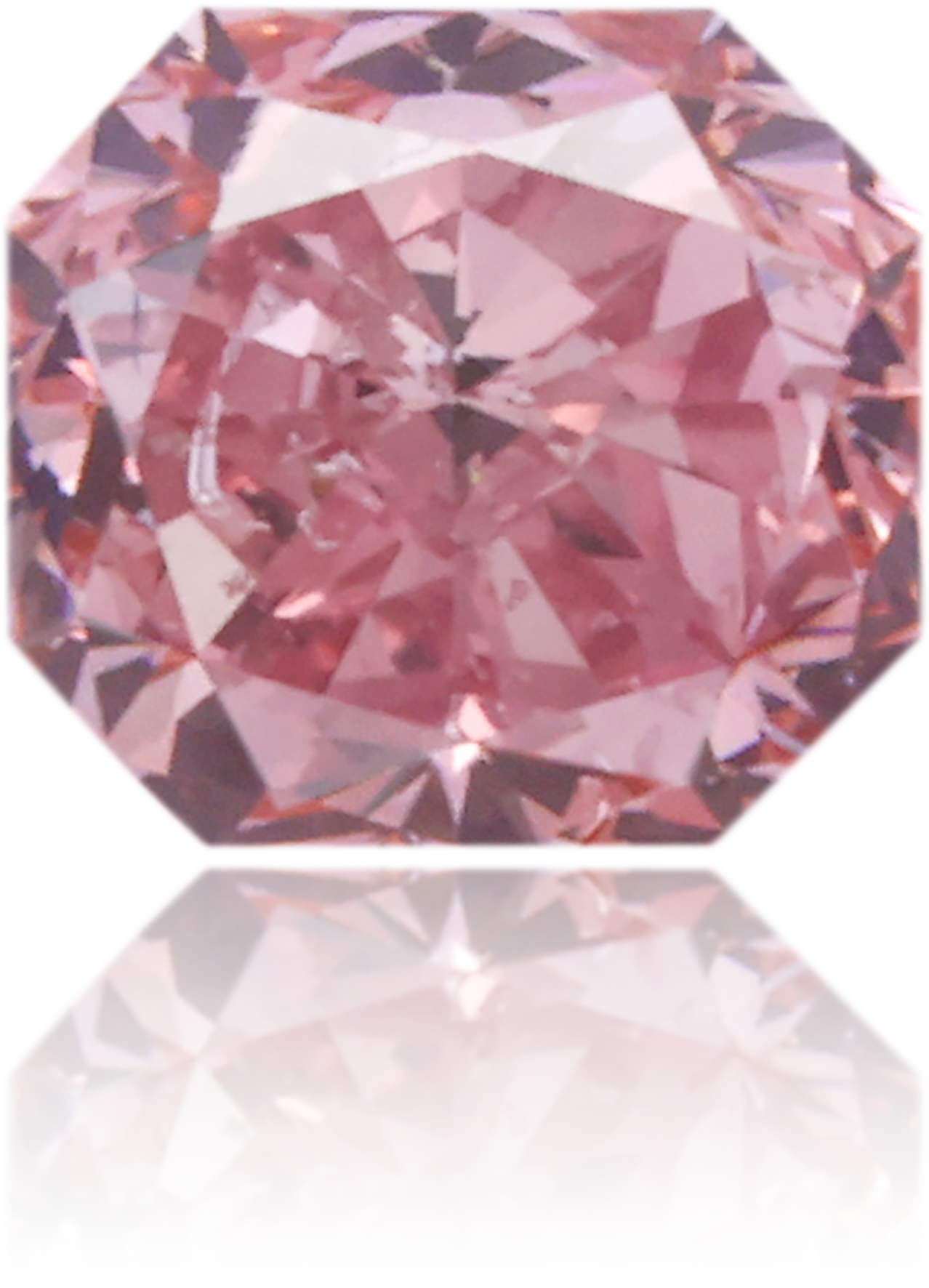 Natural Pink Diamond Rectangle 0.46 ct Polished