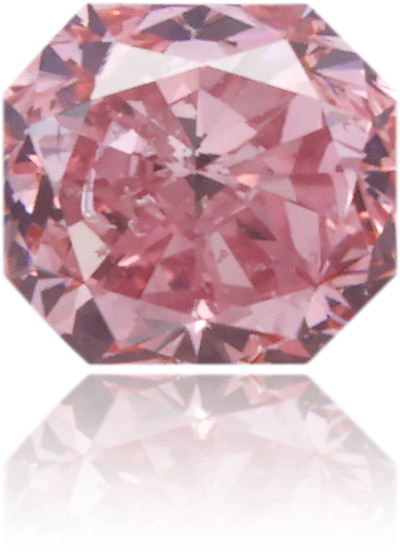 Natural Pink Diamond Rectangle 0.46 ct Polished