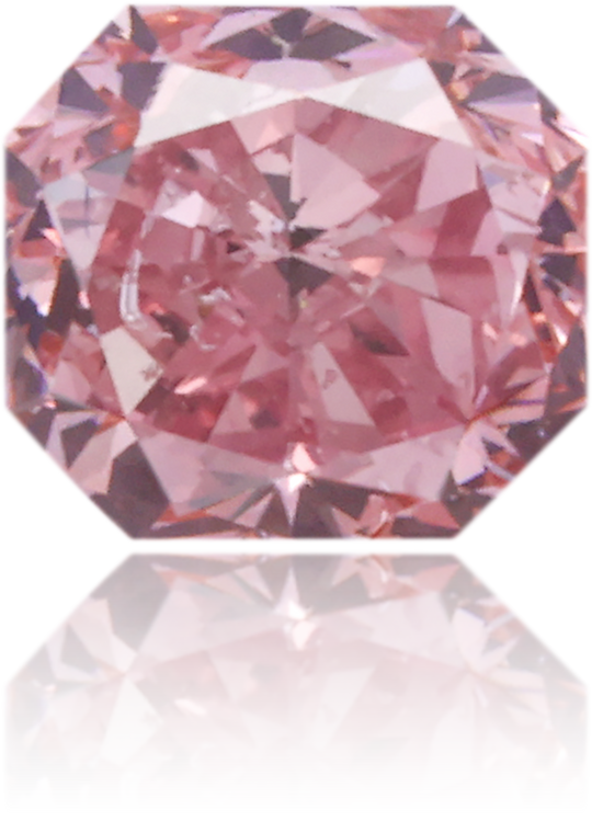 Natural Pink Diamond Rectangle 0.46 ct Polished
