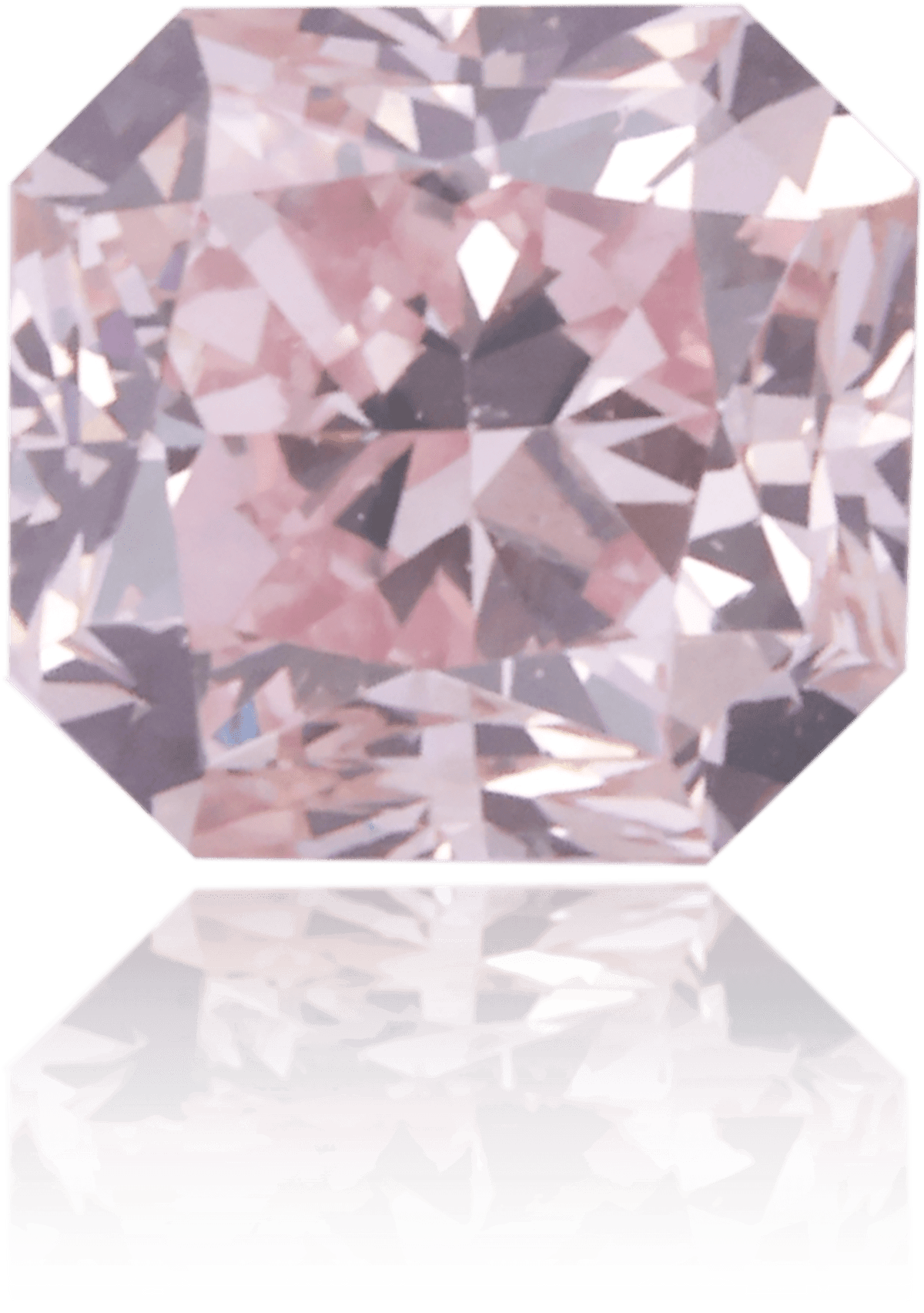 Natural Pink Diamond Rectangle 0.33 ct Polished