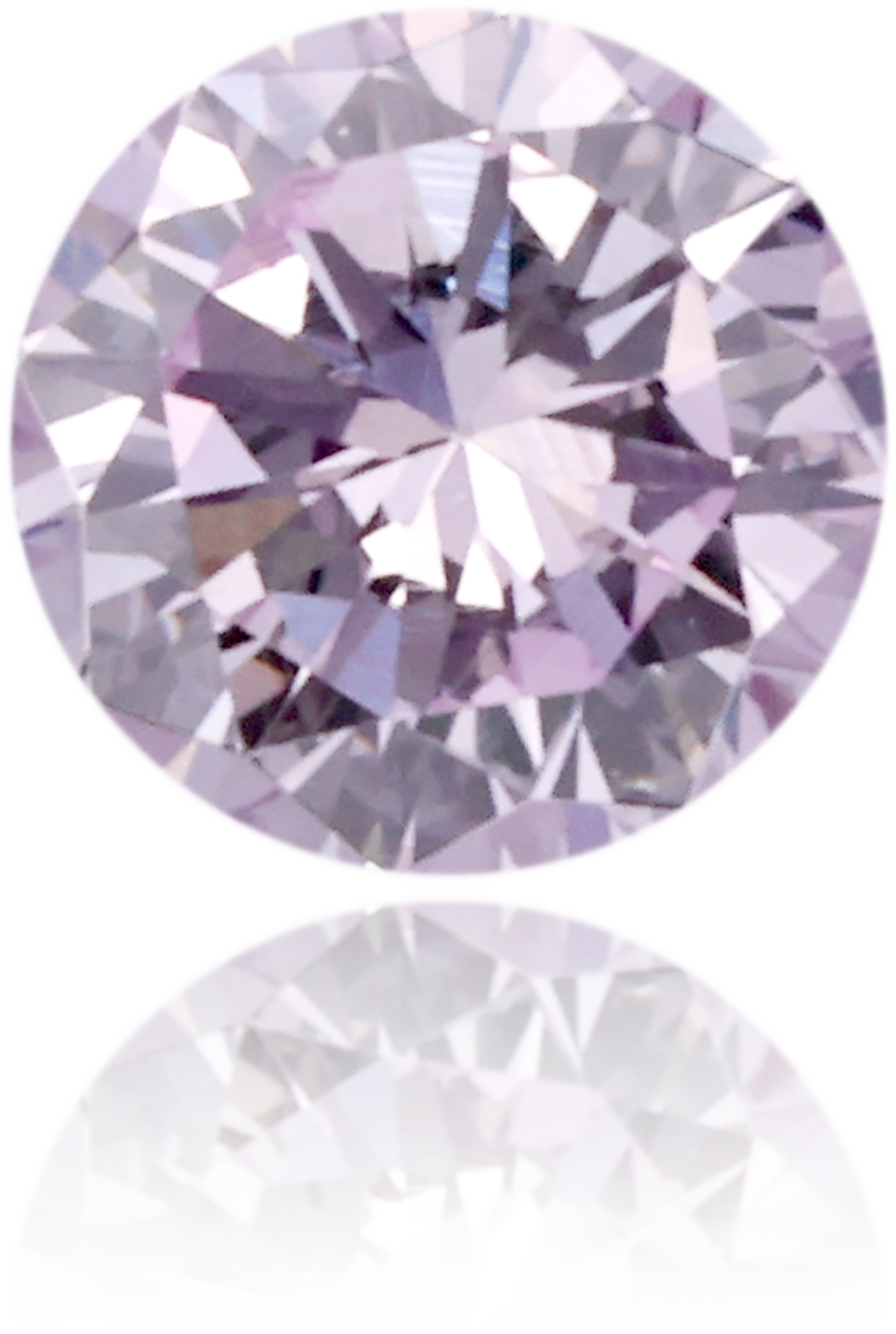 Natural Purple Diamond Round 0.17 ct Polished