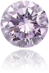 Natural Purple Diamond Round 0.17 ct Polished