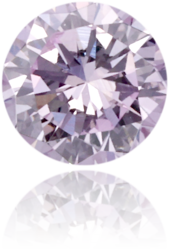 Natural Purple Diamond Round 0.17 ct Polished