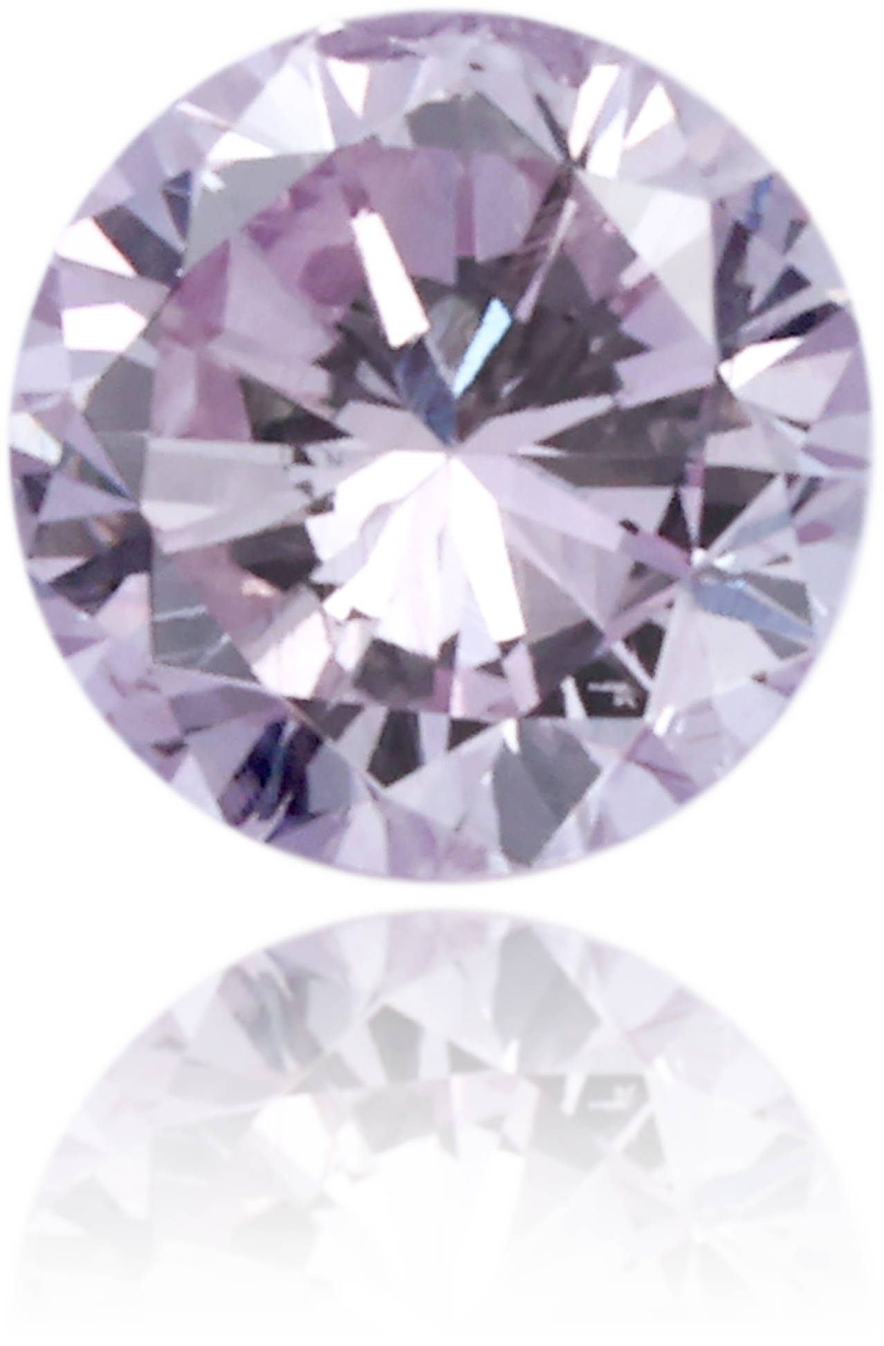 Natural Purple Diamond Round 0.18 ct Polished