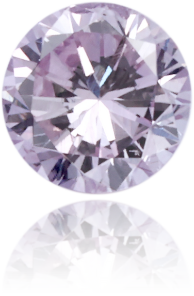 Natural Purple Diamond Round 0.18 ct Polished