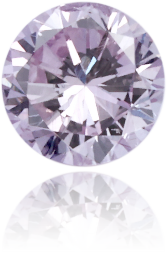Natural Purple Diamond Round 0.18 ct Polished
