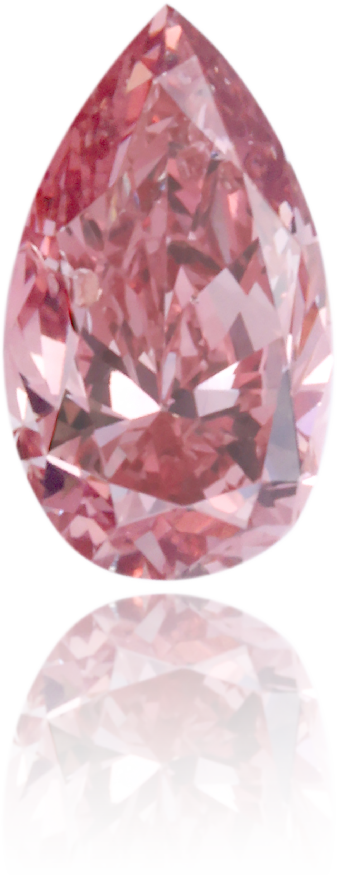 Natural Pink Diamond Pear Shape 0.17 ct Polished