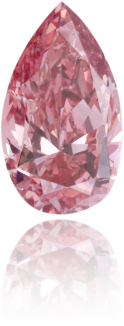 Natural Pink Diamond Pear Shape 0.17 ct Polished