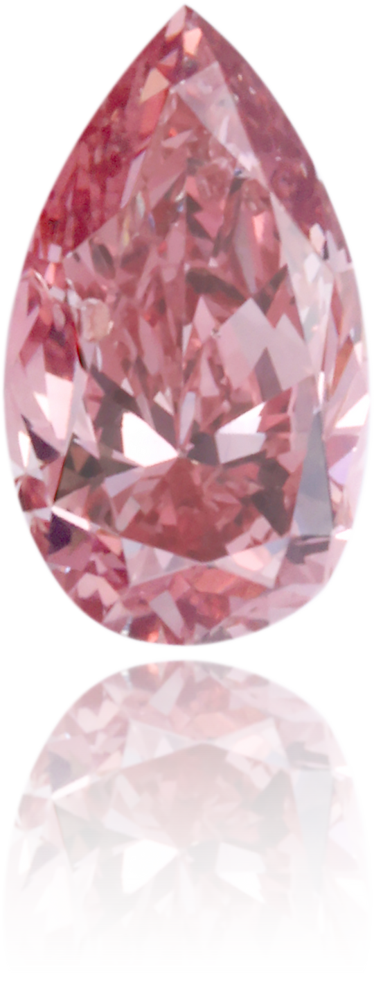 Natural Pink Diamond Pear Shape 0.17 ct Polished